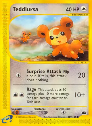 Carta Teddiursa