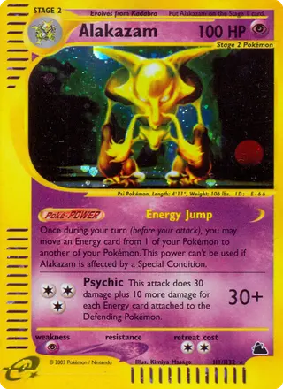 Carta Alakazam