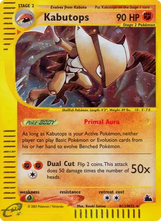 Carta Kabutops