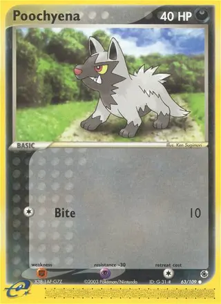Carta Poochyena