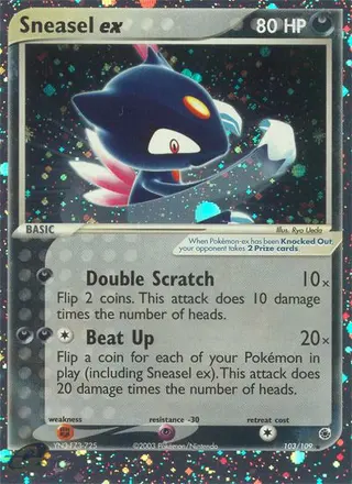 Carta Sneasel ex