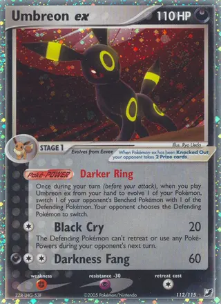 Carta Umbreon ex