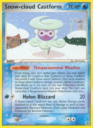 Carta Snow-cloud Castform