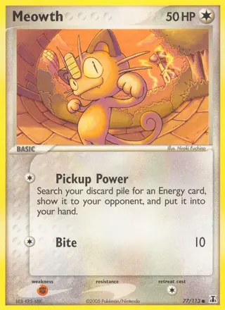 Carta Meowth