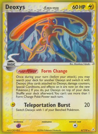 Carta Deoxys δ