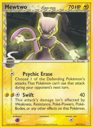 Carta Mewtwo δ