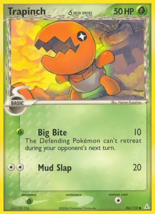 Carta Trapinch δ