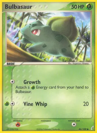 Carta Bulbasaur