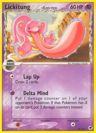Carta Lickitung δ
