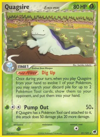 Carta Quagsire δ