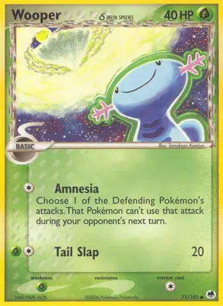 Carta Wooper δ