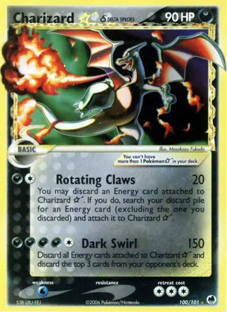 Carta Charizard Star δ