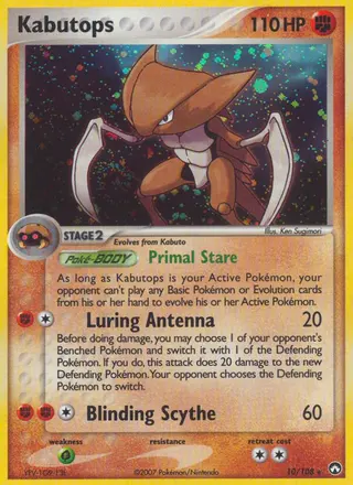 Carta Kabutops