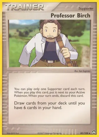 Carta Professor Birch