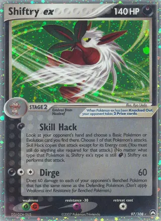 Carta Shiftry ex