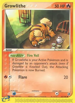 Carta Growlithe