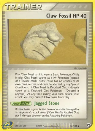 Carta Claw Fossil