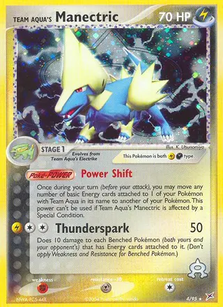 Carta Team Aqua's Manectric