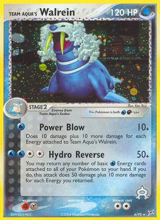 Carta Team Aqua's Walrein