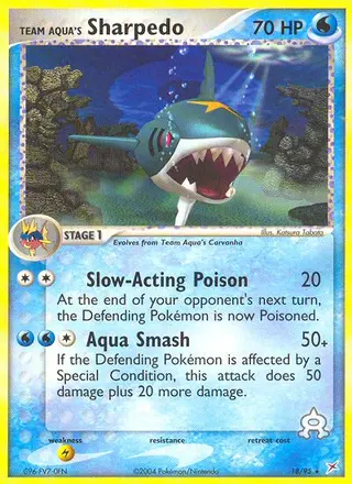 Carta Team Aqua's Sharpedo