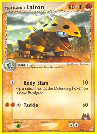 Carta Team Magma's Lairon