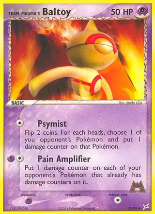 Carta Team Magma's Baltoy
