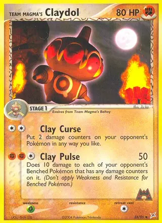 Carta Team Magma's Claydol