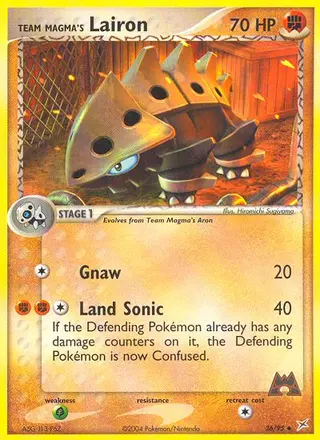 Carta Team Magma's Lairon