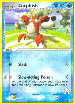 Carta Team Aqua's Corphish