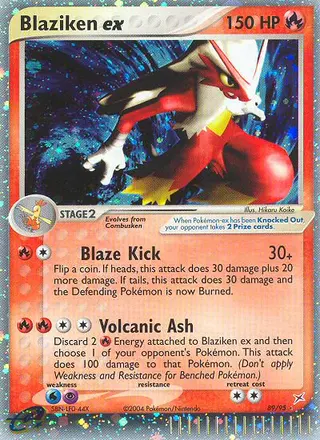 Carta Blaziken ex