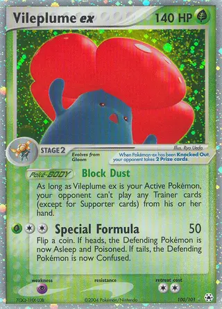 Carta Vileplume ex