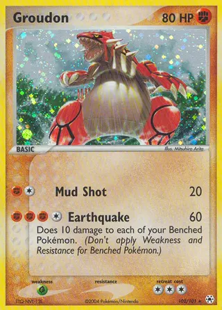 Carta Groudon