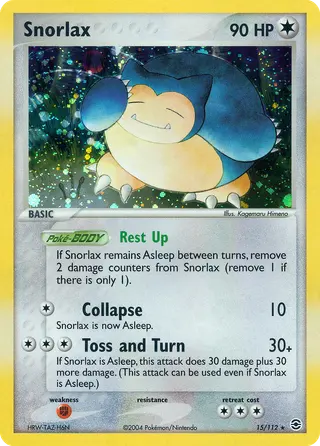 Carta Snorlax