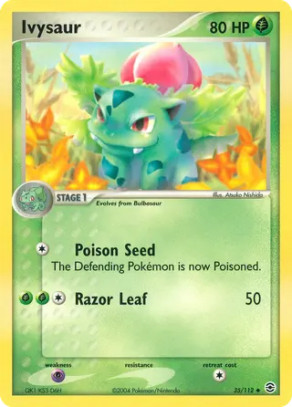 Carta Ivysaur