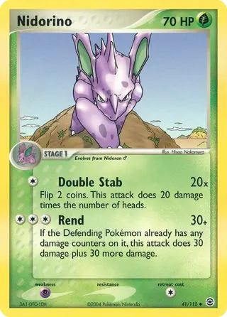 Carta Nidorino
