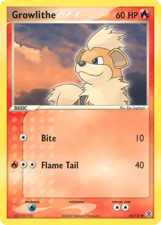 Carta Growlithe