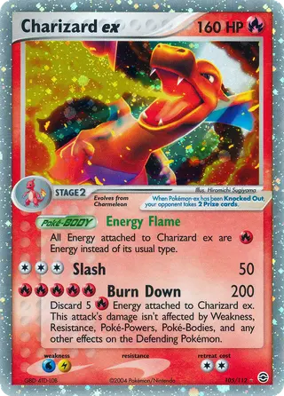 Carta Charizard ex