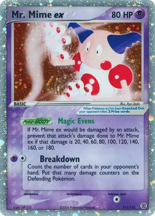 Carta Mr. Mime ex