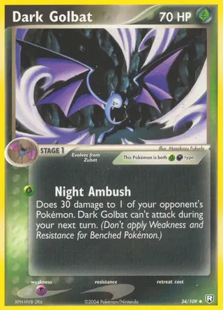 Carta Dark Golbat