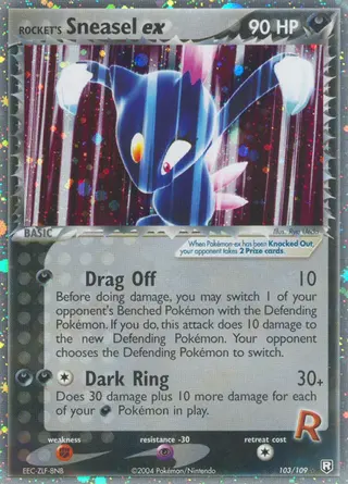 Carta Rocket's Sneasel ex