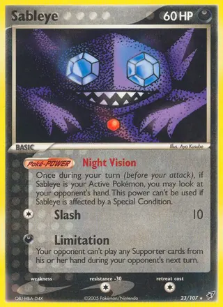 Carta Sableye