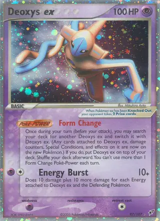Carta Deoxys ex
