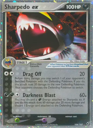 Carta Sharpedo ex