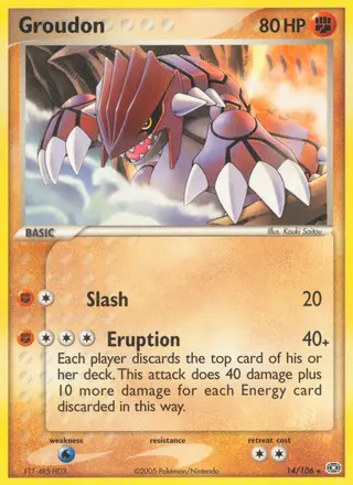 Carta Groudon