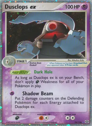 Carta Dusclops ex