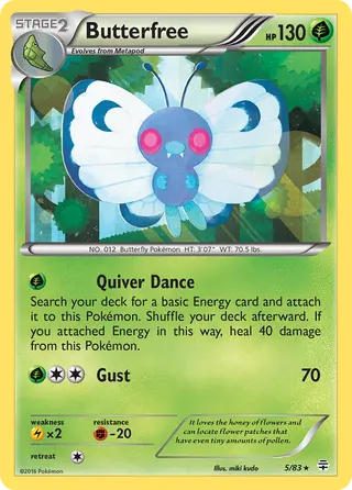 Carta Butterfree
