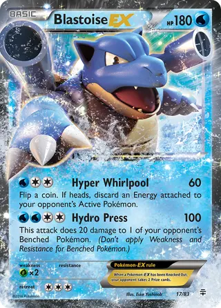 Carta Blastoise EX