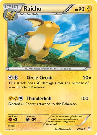 Carta Raichu