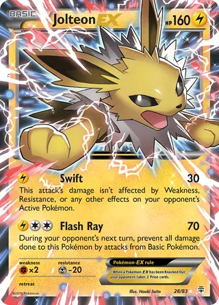 Carta Jolteon EX