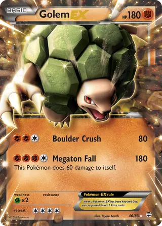 Carta Golem EX